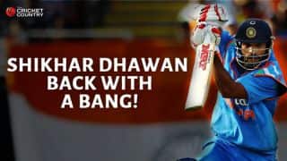 Shikhar Dhawan overcomes failures to slam century vs South Africa in ICC Cricket World Cup 2015 match